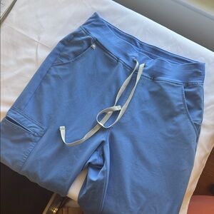 Figs ceil blue medium/tall scrubs